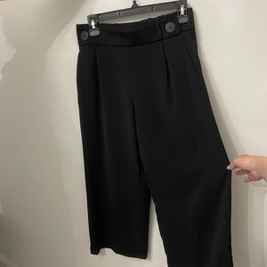 Black flowy pants